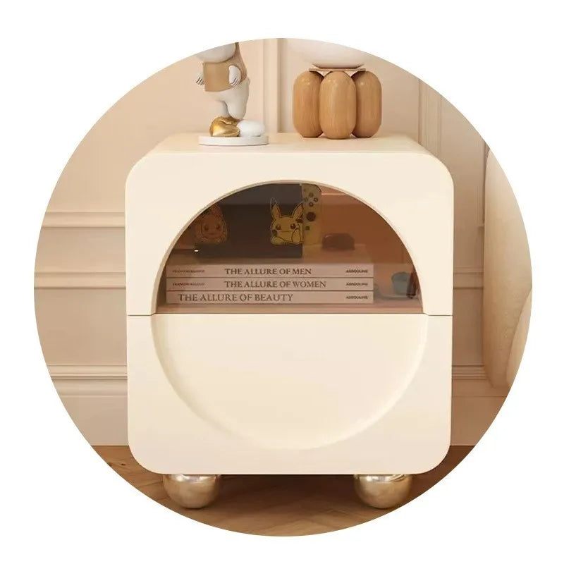 Valencia Nightstand – Elegant Storage with Two Drawers for Modern Bedrooms