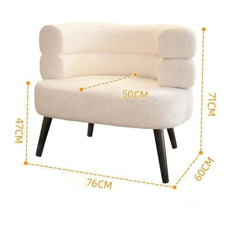 Sherpa Luxe Lounge Chair – Cozy Nordic Design for Any Living Space