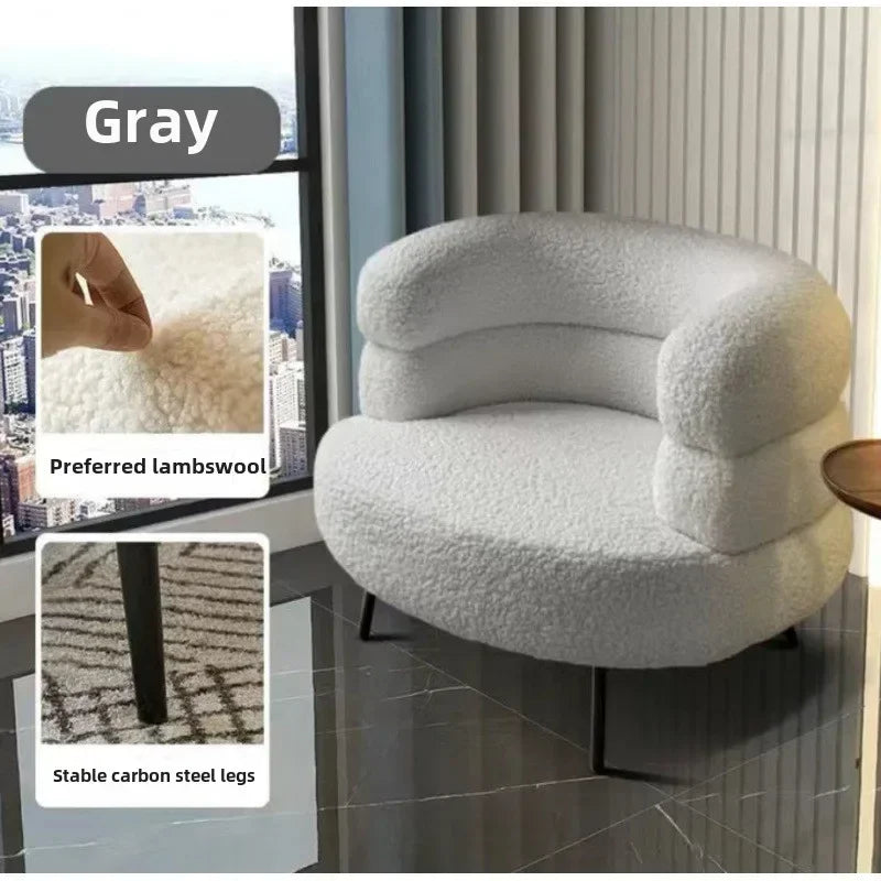 Sherpa Luxe Lounge Chair – Cozy Nordic Design for Any Living Space