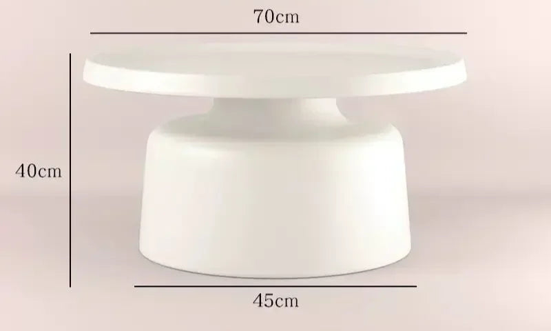 Sleek & Elegant Nordic Round Coffee Table – Sustainable & Stylish