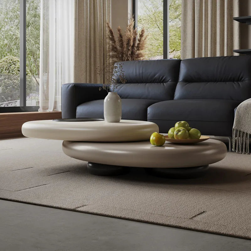 Milano Luxe Coffee Table – Premium Metal & Wood, Alien-Inspired Design