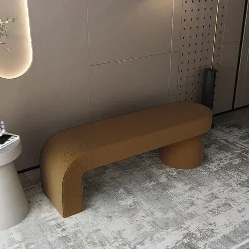 Luxury Lambswool Shoe Changing Stool