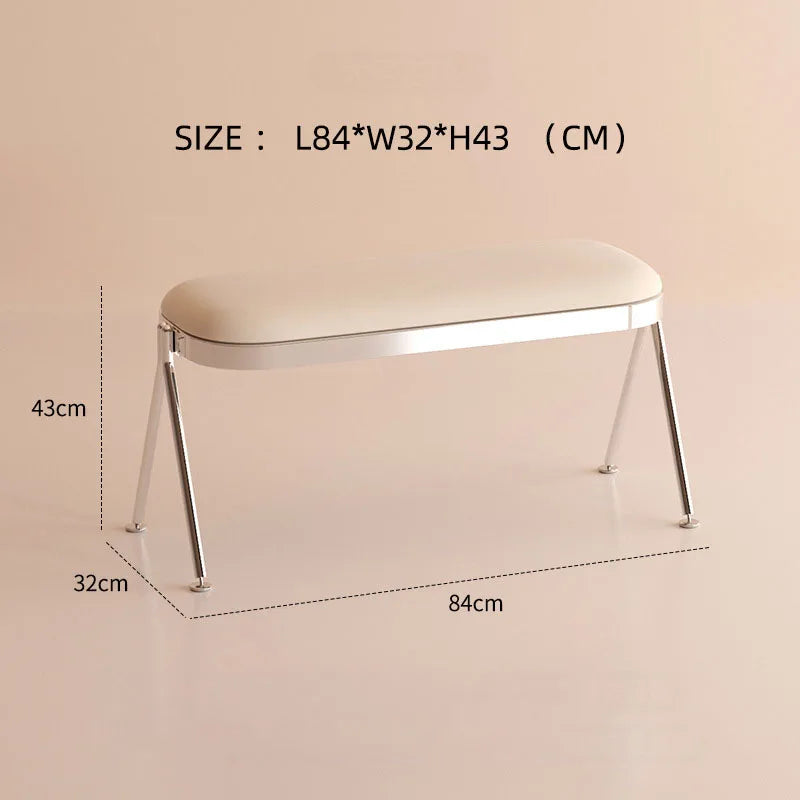 Scandinavian MOMO Stool – Versatile Bedside or Sofa Bench for Modern Homes