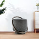 Enume Wood Low Stool – Modern Minimalist Design with Soft Fabric Top